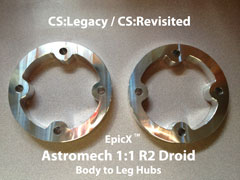 EpicX R2 Body To Leg Hubs - Set of 2 (Right & Left)